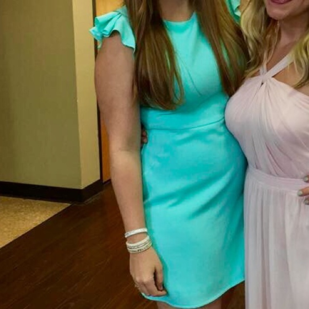 Teal dress